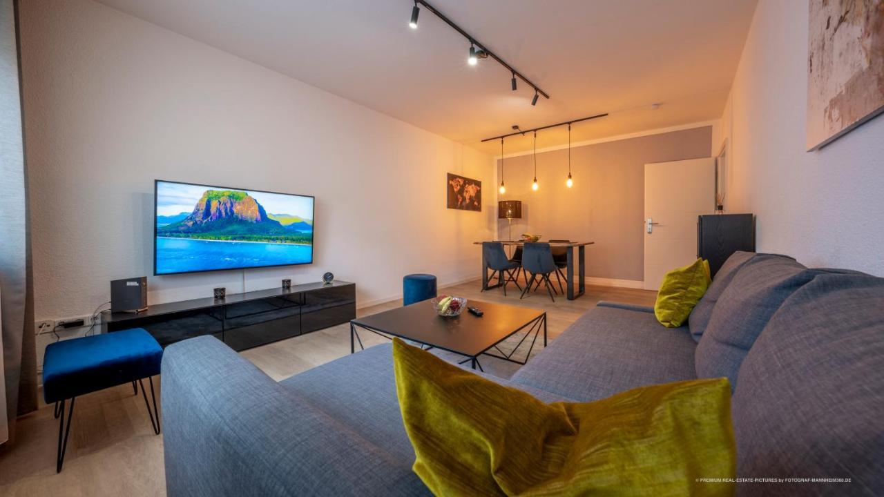 Flair: Stylisches Apartment - Netflix - Basf - Uni Mannheim Ludwigshafen am Rhein Luaran gambar